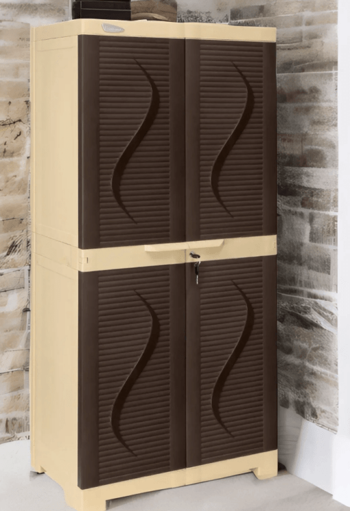 Nilkamal Freedom Mini Medium (FMM) Plastic Cabinet for Storage| Space & Clothes Organizer| Shelves| Cupboard| Almari| Wardrobe| Living Room| Adult & Kids| Multipurpose for Home Kitchen & Office - Image 3